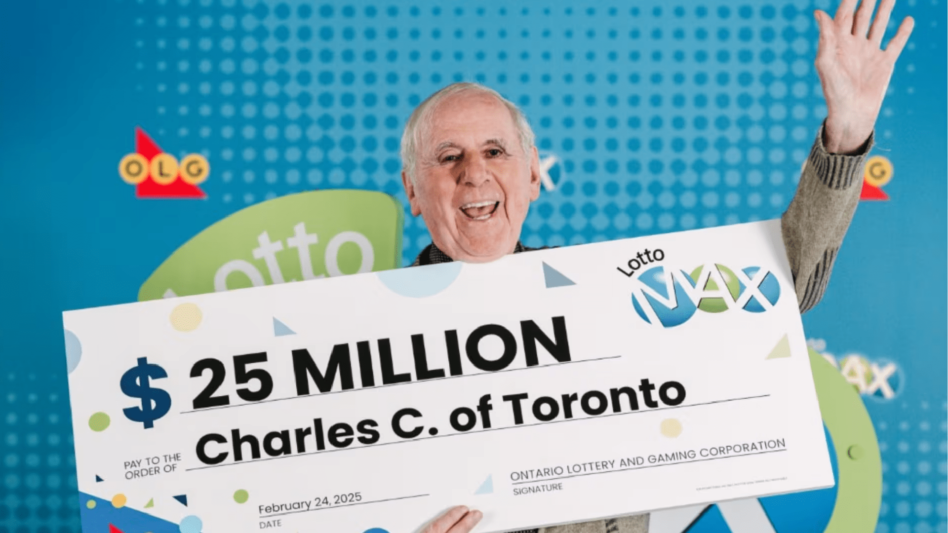 Order of Canada Recipient Wins $25 Million Lotto Max Jackpot